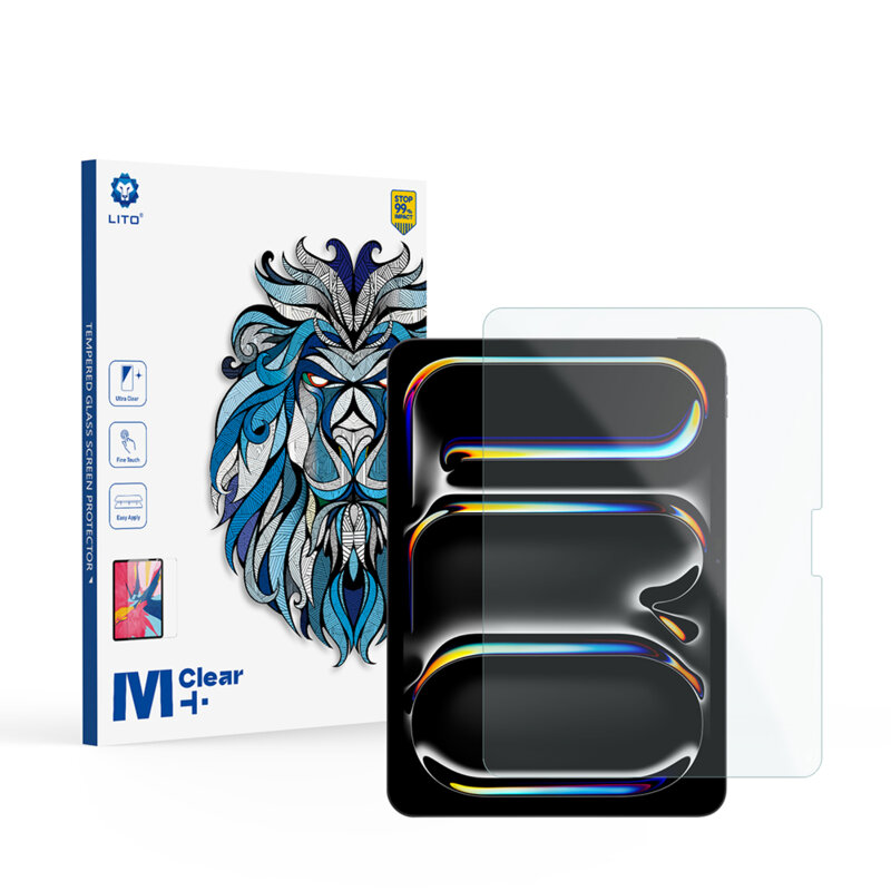 Folie sticla iPad Pro 11 (2025) Lito 9H Tempered Glass, mata