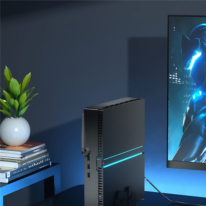 Adaptor Wi-Fi USB cu antena Yesido WP11, 150Mbps, negru