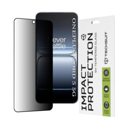 Folie sticla OnePlus Nord 5 Techsuit 111D Privacy Full Glue, negru