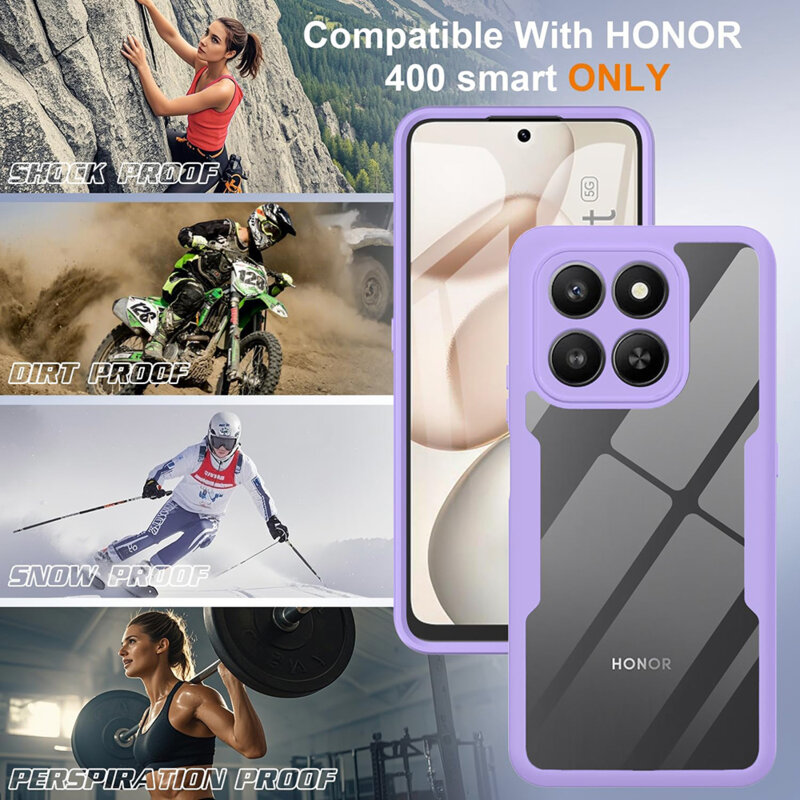 Husa 360° Honor 400 Smart 4G Techsuit ColorVerse, mov