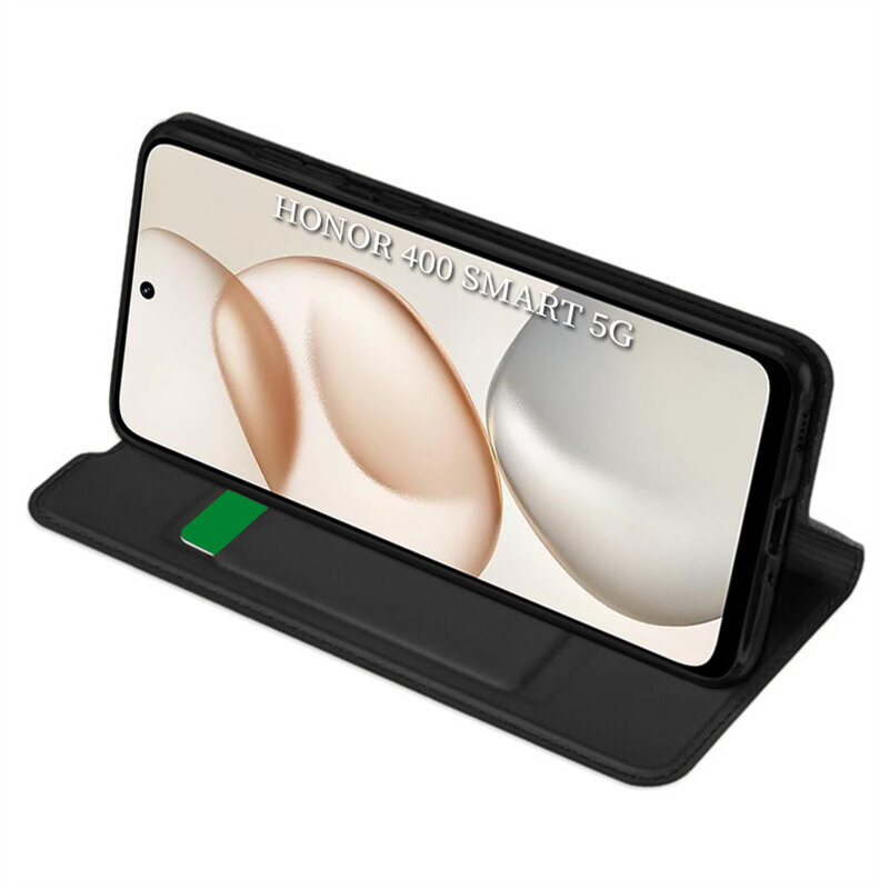 Husa Honor 400 Smart 4G Techsuit Magskin Book, negru