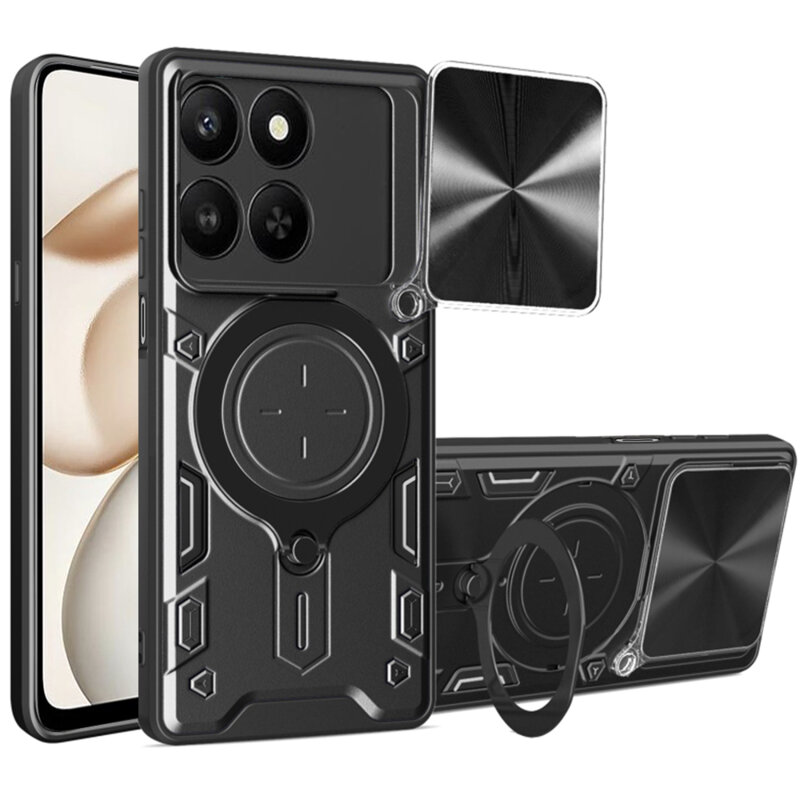 Husa Honor 400 Smart 5G Techsuit CamGuard Pro, negru