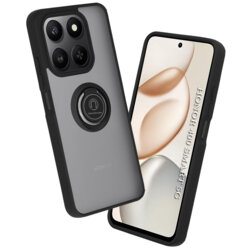 Husa Honor 400 Smart 5G Techsuit Glinth cu inel suport stand magnetic, negru