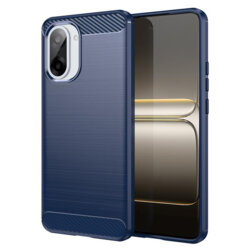 Husa OnePlus Nord CE5 Techsuit Carbon Silicone, albastru