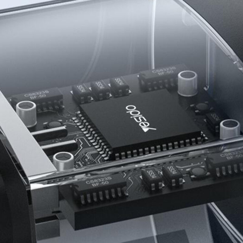 Adaptor OTG Type-C la USB, QC18W Yesido GS31, gri