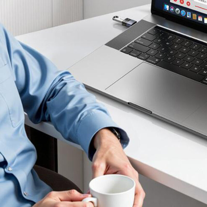 Adaptor OTG Type-C la USB, QC18W Yesido GS31, gri