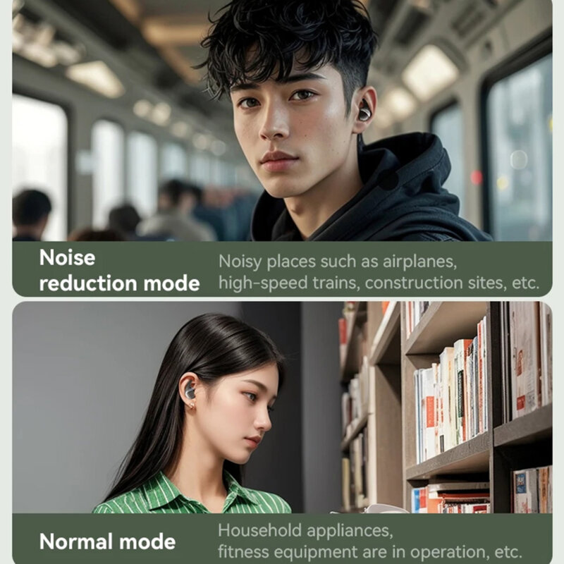 Casti in-ear TWS Bluetooth 5.3 cu ANC Yesido TWS30, 300mAh, negru