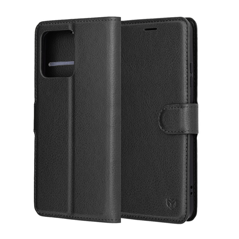 Husa Motorola Moto G86 Techsuit Leather Folio, negru