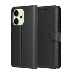 Husa Oppo Reno14 Techsuit Leather Folio, negru