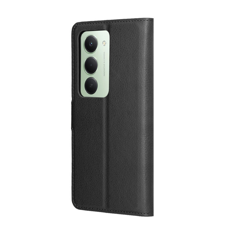Husa Xiaomi Redmi 15 5G Techsuit Leather Folio, negru