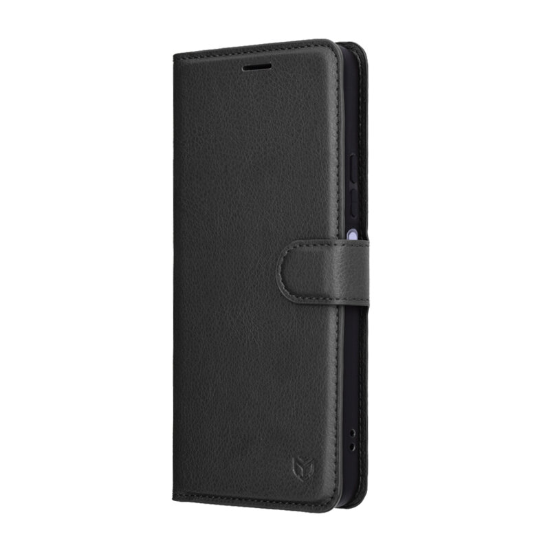 Husa Xiaomi Redmi 15 4G Techsuit Leather Folio, negru