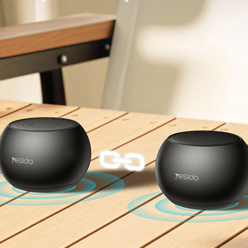 Boxa portabila Bluetooth 5.0, 3W, 300mAh Yesido YSW33, negru