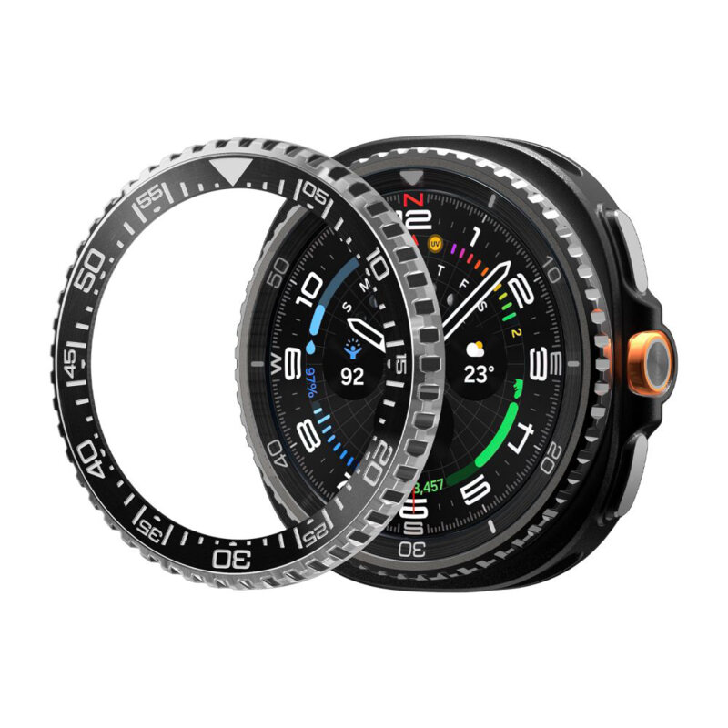 Rama protectie, bezel Samsung Galaxy Watch8 Classic Spigen, negru