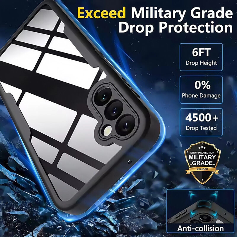 Husa 360° Xiaomi 15T Pro Techsuit ColorVerse, negru