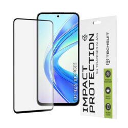 Folie sticla Honor X7b Techsuit 111D Full Glue Full Cover, negru