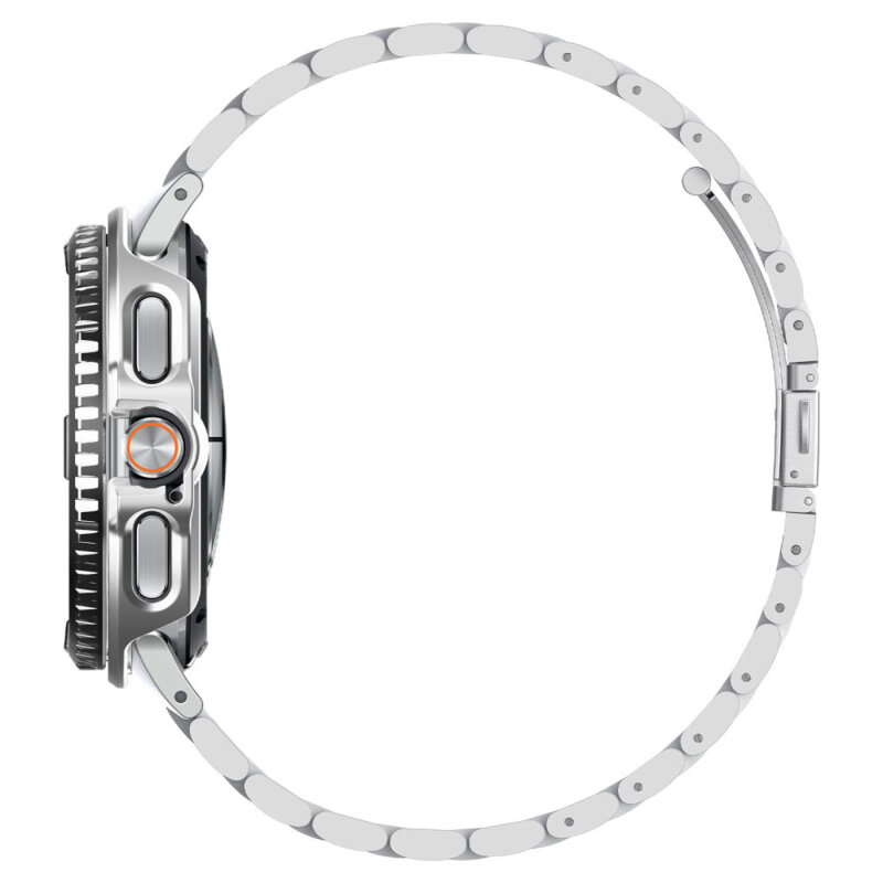 Rama protectie, bezel Samsung Galaxy Watch8 Classic Spigen, argintiu