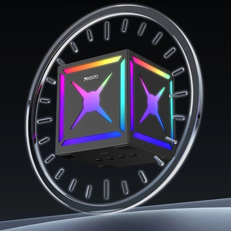 Boxa Bluetooth portabila cu lumini, Yesido YSW34, negru