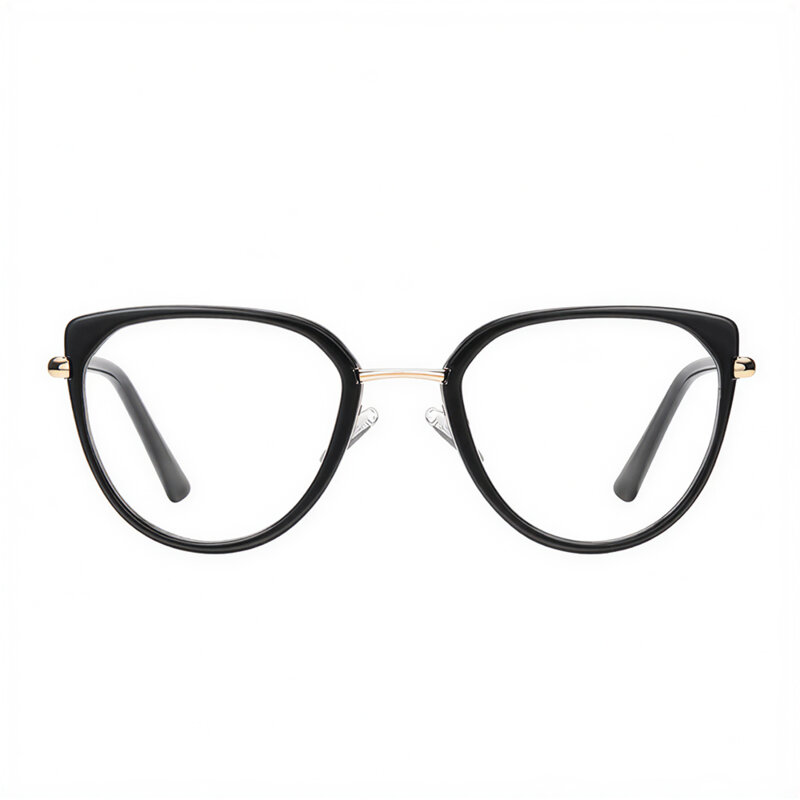 Ochelari antireflex dama pentru calculator Techsuit, auriu/negru, 82290