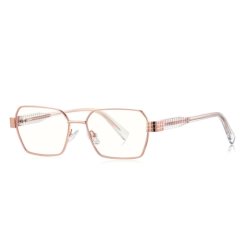 Ochelari antireflex dama pentru calculator Techsuit, auriu/roz, 3161