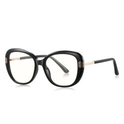 Ochelari antireflex dama pentru calculator Techsuit, negru/auriu, 2265