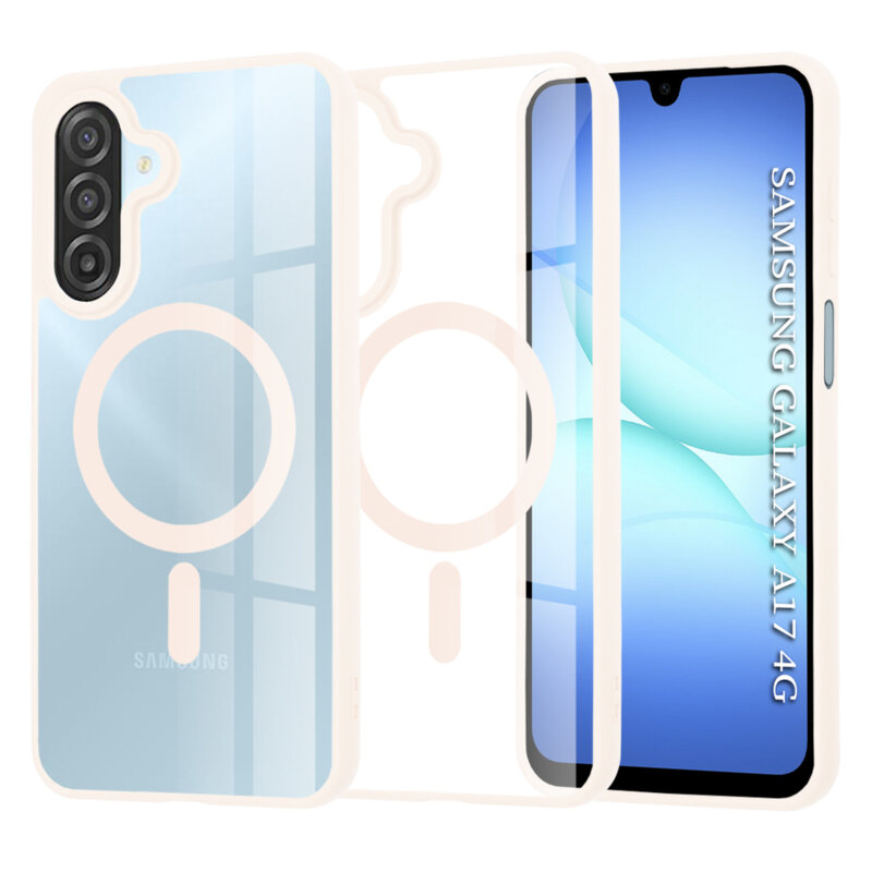 Husa Samsung Galaxy A17 4G Techsuit MagSafe Pro, roz