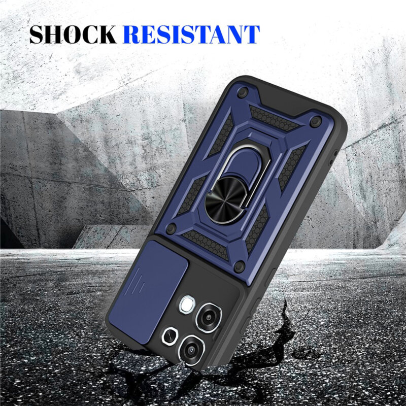 Husa Oppo A6 Pro 5G protectie camera Techsuit CamShield Series, negru