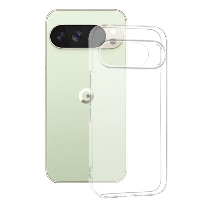Husa Google Pixel 10 Pro XL Techsuit Clear Silicone, transparenta