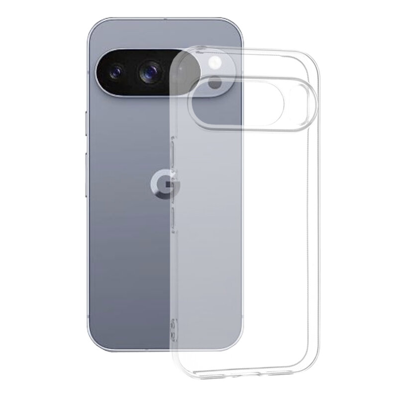 Husa Google Pixel 10 Pro Techsuit Clear Silicone, transparenta