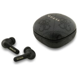 Casti bluetooth Guess 4G Classic Metal Logo, negru, GUTWST3P4EGK