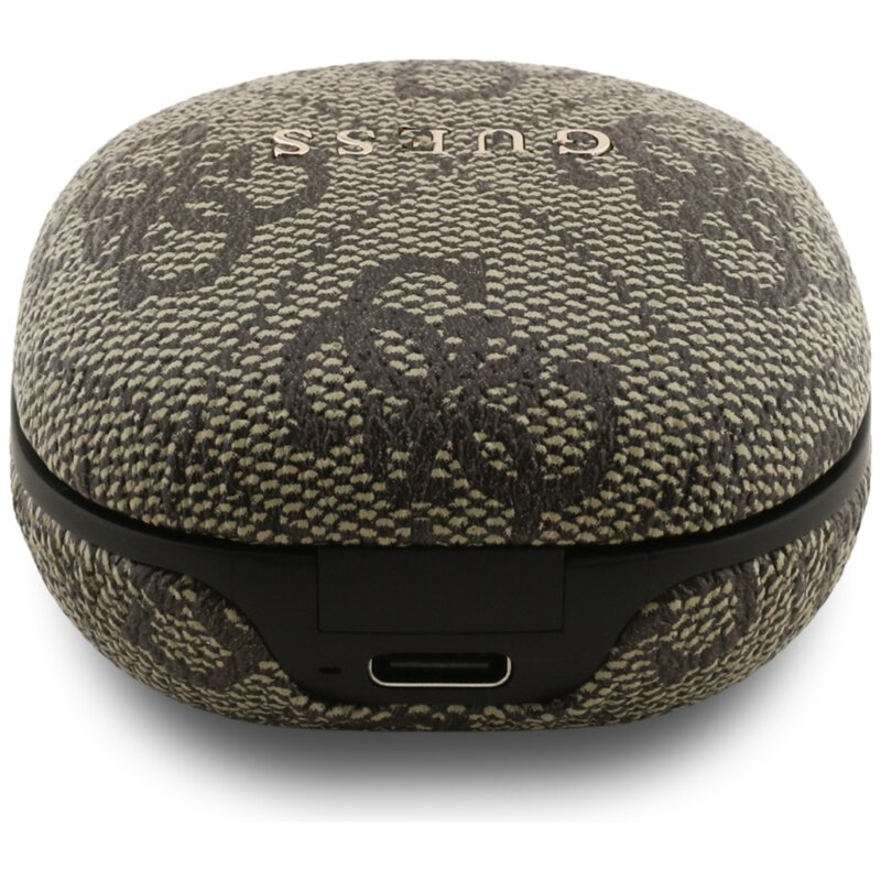 Casti bluetooth Guess 4G Classic Metal Logo, maro, GUTWST3P4EGW