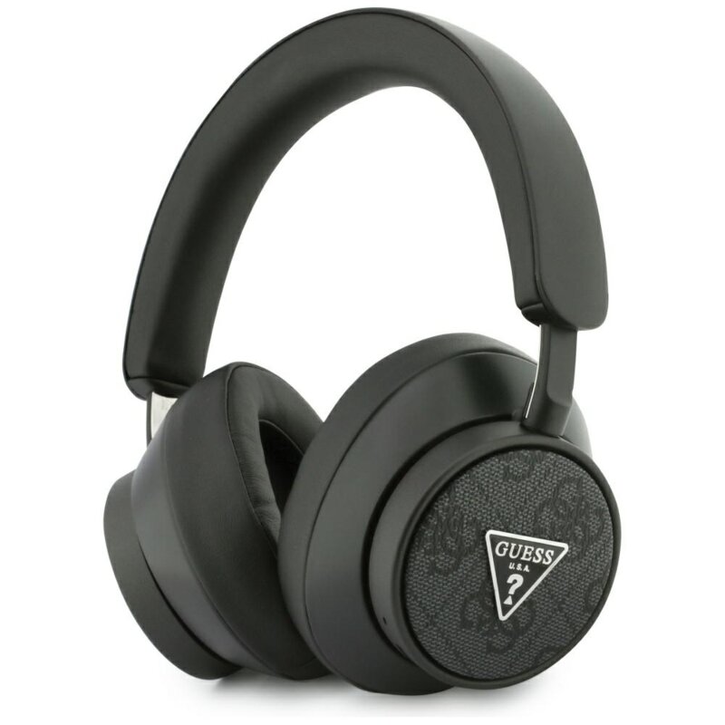 Casti bluetooth over-ear Guess 4G Triangle Logo, negru, GUBHC15PMRTRK