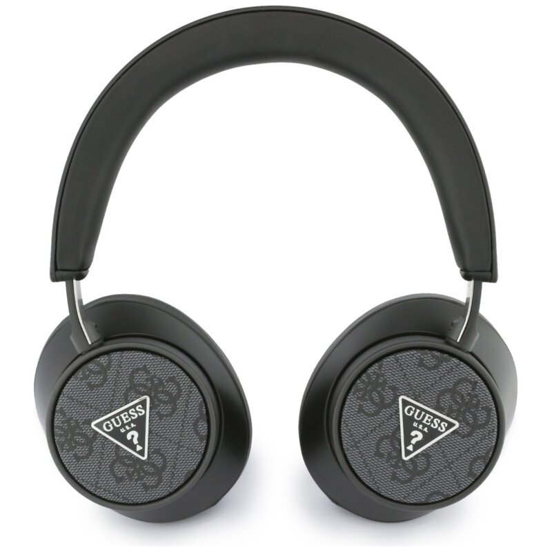 Casti bluetooth over-ear Guess 4G Triangle Logo, negru, GUBHC15PMRTRK
