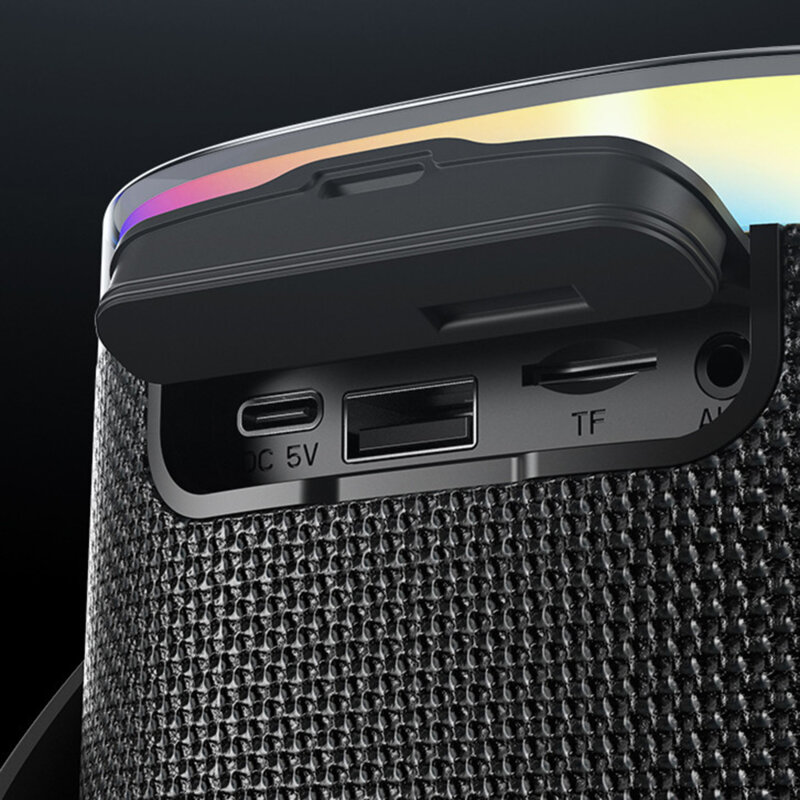 Boxa Bluetooth waterproof, RGB Yesido, 1800mAh, YSW25, negru