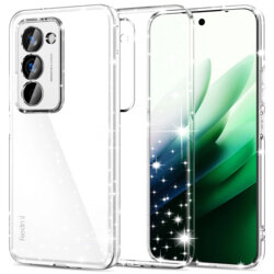 Husa sclipici Xiaomi Redmi 15 5G Techsuit SparkleSkin, transparenta