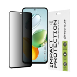 Folie sticla Honor X7c Techsuit 111D Privacy Full Glue, negru