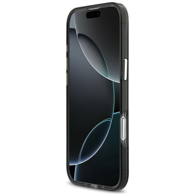 Husa iPhone 17 Air Karl Lagerfeld IML Choupette Head Logo MagSafe, negru, KLHMP17MHMKBCHOK