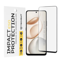 Folie sticla Honor 400 Smart 5G Techsuit ESD Glass, negru