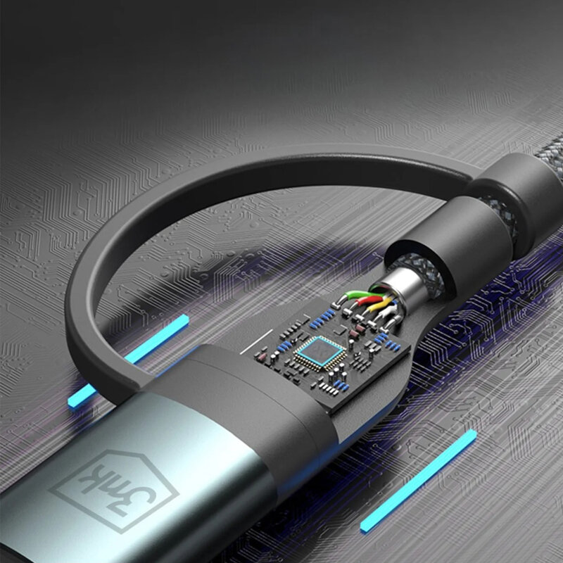 Cablu de date USB, Type-C, iOS 3mk Hyper N, negru, 60W, 1.2m