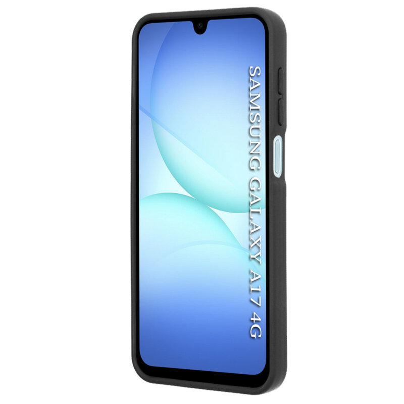 Husa Samsung Galaxy A17 4G Techsuit Glinth cu inel suport stand magnetic, negru