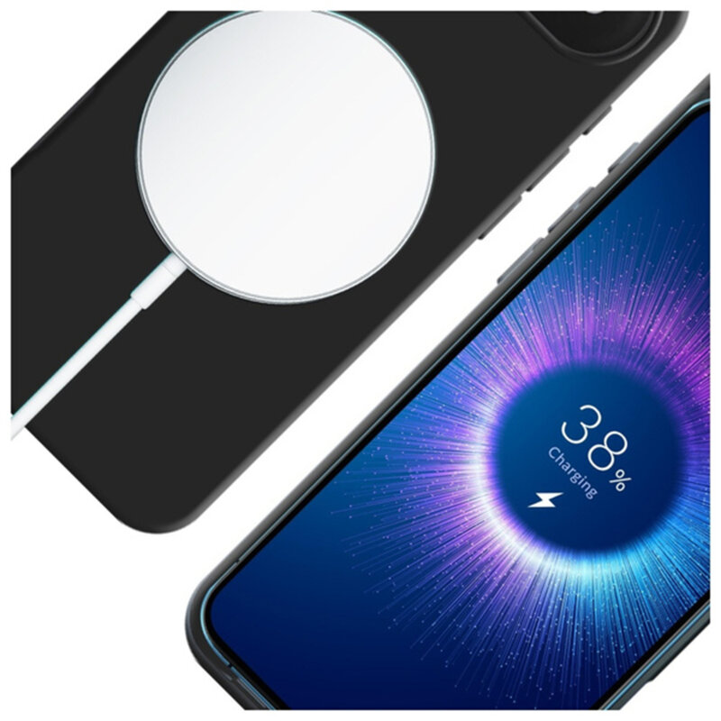 Husa iPhone 17 Air 3mk Hardy MagSilicone, Graphite