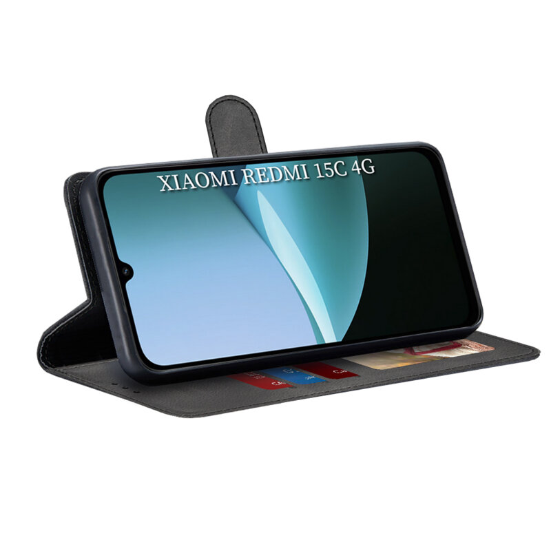 Husa 360 Xiaomi Poco C85 4G Techsuit Diary Book, negru