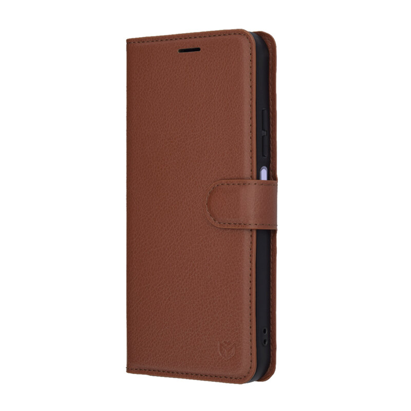 Husa Xiaomi Poco C85 4G Techsuit Leather Folio, maro