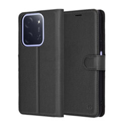 Husa Xiaomi Poco C85 4G Techsuit Leather Folio, negru