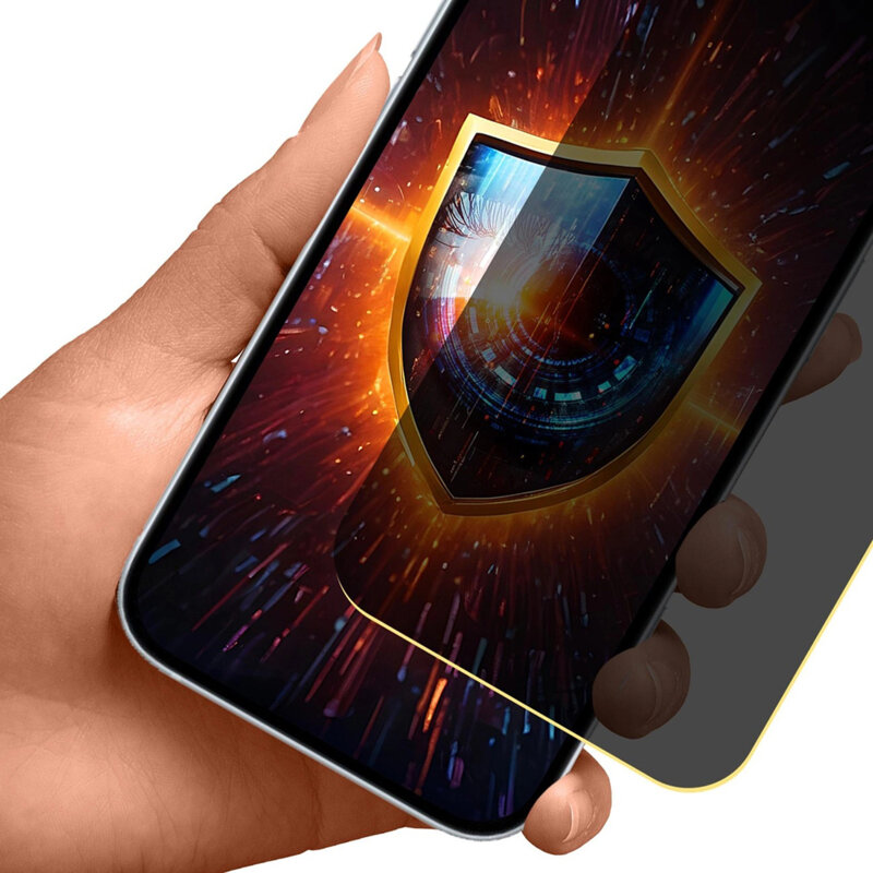 Folie sticla iPhone 17 3mk Silky Matt, privacy