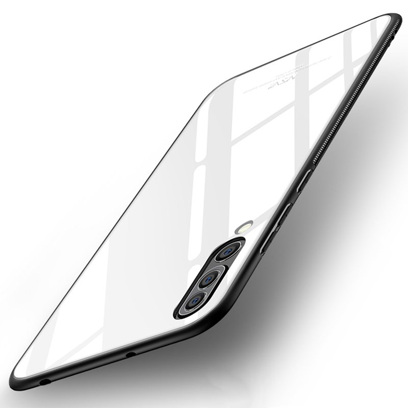 Husa Huawei P20 Pro MSVII Glass Slim Back Cover - White