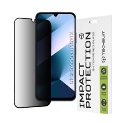 Folie sticla Xiaomi Poco C85 4G Techsuit 111D Privacy Full Glue, negru