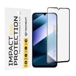Folie sticla Xiaomi Poco C85 4G Techsuit ESD Glass, negru