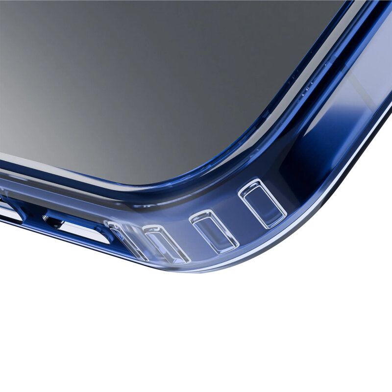 Husa iPhone 17 premium 3mk Frosty MagCase, albastru