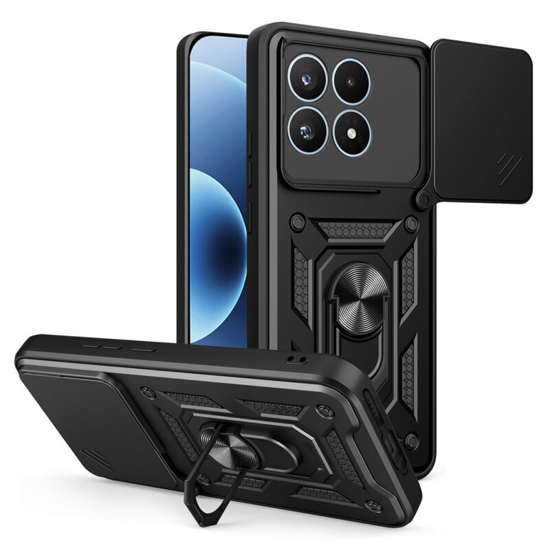 Husa Xiaomi 17 protectie camera Techsuit CamShield Series, negru