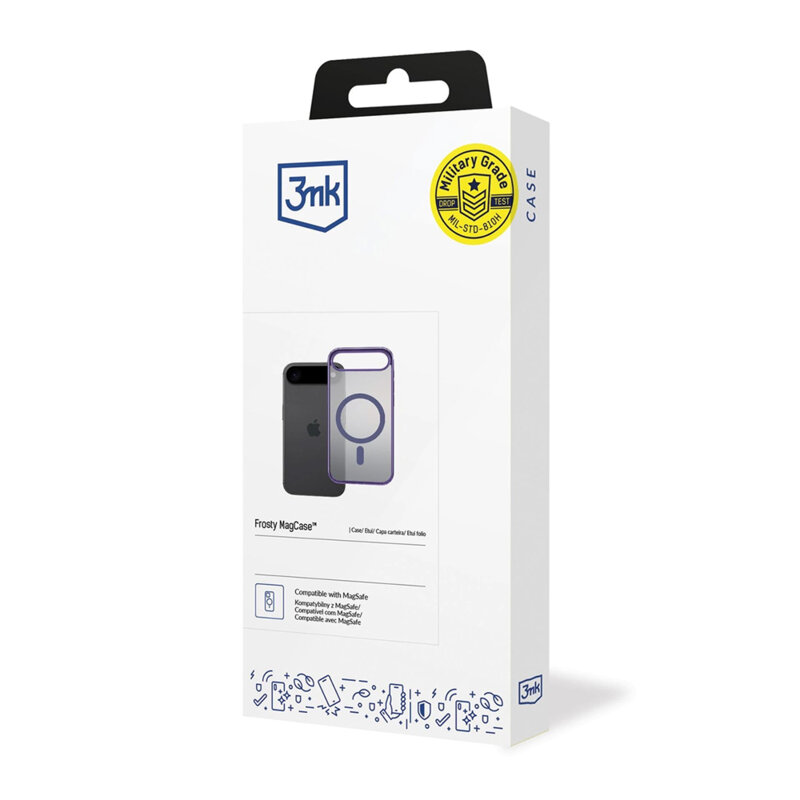 Husa iPhone 17 Air premium 3mk Frosty MagCase, mov